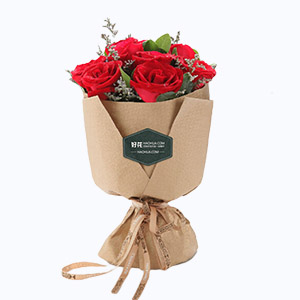 绍兴市Cherish珍爱鲜花系列11朵红玫瑰+情人草